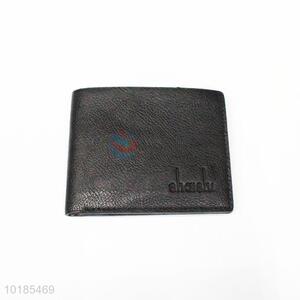 Factory Wholesale Black Leather Purse/Coin Purse