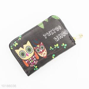 Novel Cartoon Owl Printing Purse