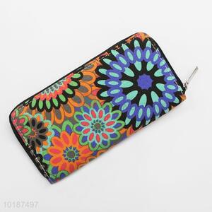 New Design Pattern Women Canvas Wallet Long Purse Wholesale