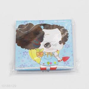 Cartoon Girl Mini Portable Notebook Office Supply