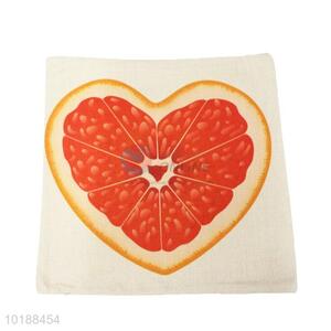 Cute cheap loving heart shape orange pillowcase