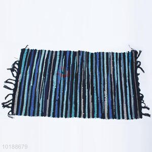 Blue Striped Home Living Room Carpet Floor Mat