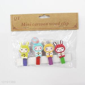 Cartoon rabbit photo clip/paper clip/wood clip