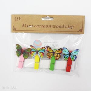 Cartoon butterfly pattern photo clip/paper clip/wood clip