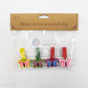 Cartoon butterfly photo clip/paper clip/wood clip