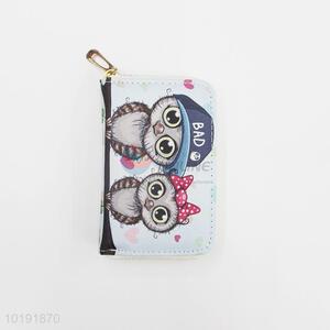 Wholesale Owl Zipper Coin Wallet for Girls