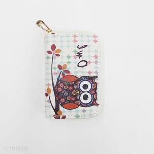 Cartoon owl ladies wallet hand bag