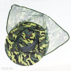 Good quality camouflage hat with big brim/sin hat