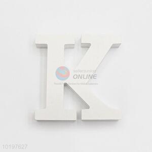 Factory Direct Letter K Shaped Wooden Craft for Decoration