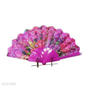 Cool low price top quality red hand fan