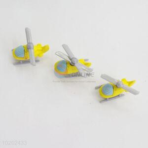 Eco Friendly Lovely Cute Helicopter Style Rubber Pencil Eraser