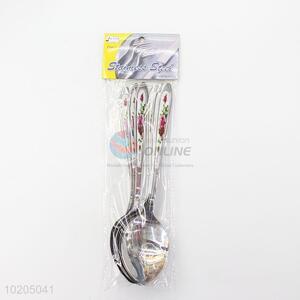 Top quality low price fashion style flowers spoons