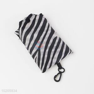 Striped Polyester Reusable Grocery Shopping Bag