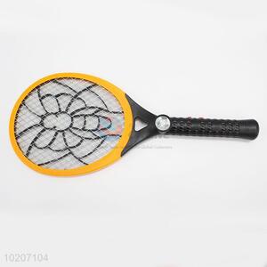 Hot Selling Orange Rechargeable Electronic Mosquito Swatter with Flashlight