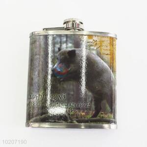 Mini Design Camping Flagon Stainless Steel Plastic Hip Flask