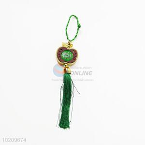 Crafts apple shape muslim car hanging pendant