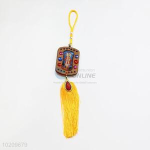 Wooden religious jewelry handcrafts gift car pendant