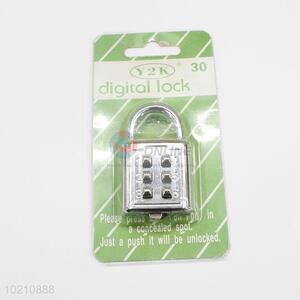 Exquisite Padlock Silver Number Luggage Travel Code Lock Travel Accessories