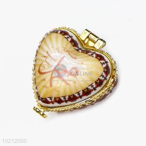 Factory Direct Mini Decorative Jewelry Case in Heart Shape