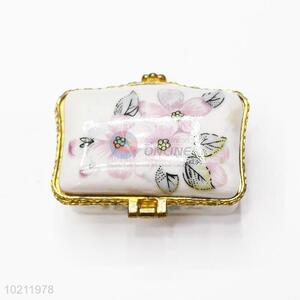 Pretty Cute Little Ceramic Ring Jewelry Box
