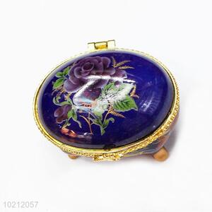 China Factory Ceramic Jewelry Box with Feet