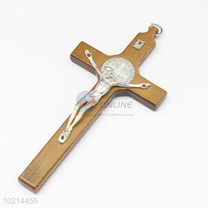 Factory price church wall hanging Jesus wood cross