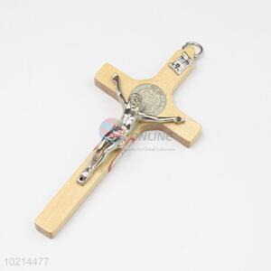 Wall decor wood crucifix with Jesus on cross