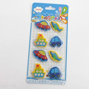 Lovely cute cartoon 3d car eraser for kids