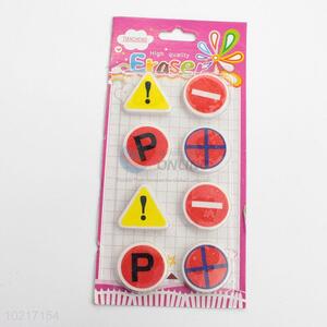 Special design sign indicator 3D earser funny erasers