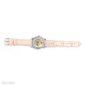 Fashion Design PU Watchband Ladies Wrist Watches
