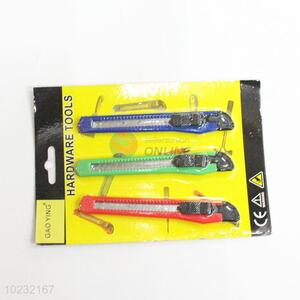 Simple cheap 3pcs art knife set