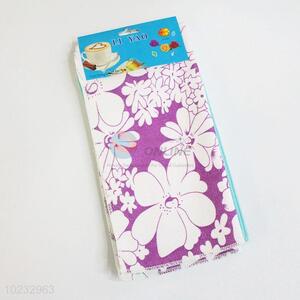 China Factory Elegant Flower Pattern Duster Cloth