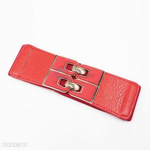 New Fashion Red Elastic Woven Belt for Wholesale
