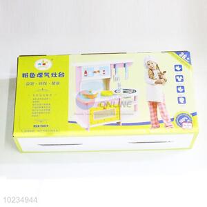 New arrival cheap kitchen pink gas cooker toy