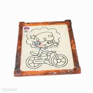 Wholesale cool wooden-frame mud painting