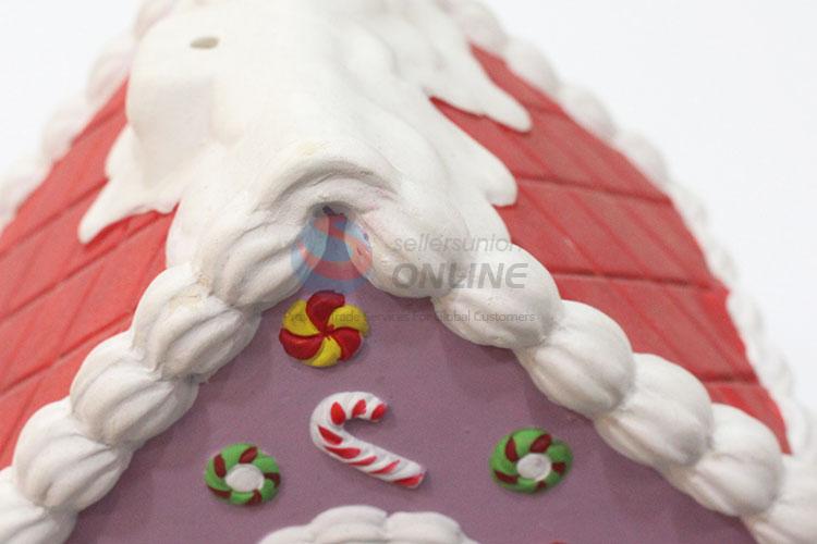 New product top quality cool christmas house shape money box