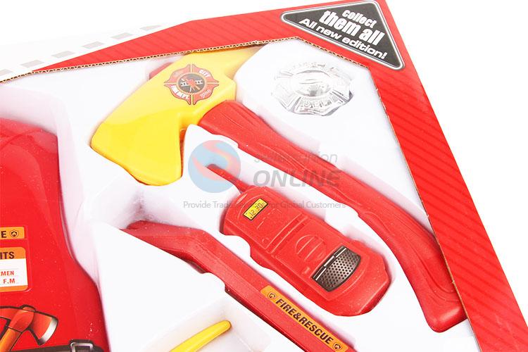 Factory High Quality 6pcs Fireman Clothing Toys for Sale