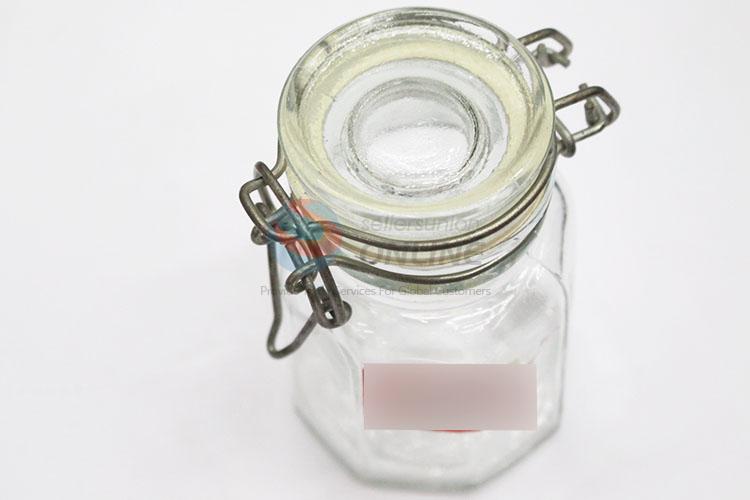 Kitchenware Wholesale Sealing Glass Storage Jar with Clips