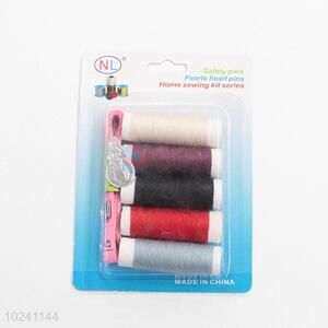 Hot-selling cheap sewing threads&tape measure set