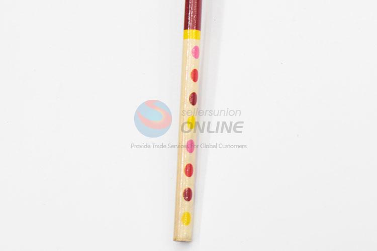 Popular Wholesale Pencil with Adorable Wooden Toys on Top