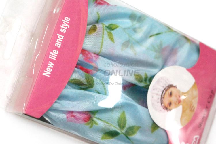 Unique Design Colorful Flower Pattern Shower Cap