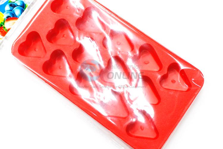 Custom Design Red Heart Ice Cube Tray Creative Mould