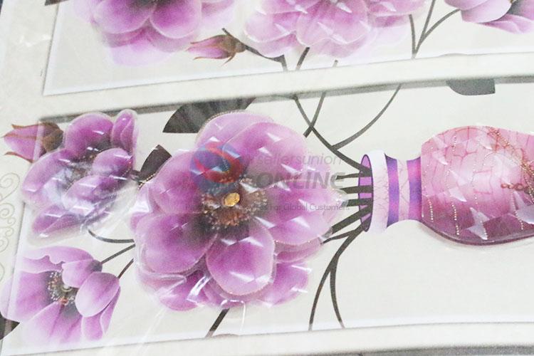 Wholesale room decor flower PVC wall/window sticker