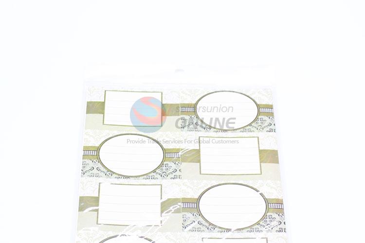 Cheap Price Custom Stamping Foil Adhesive Label Stickers