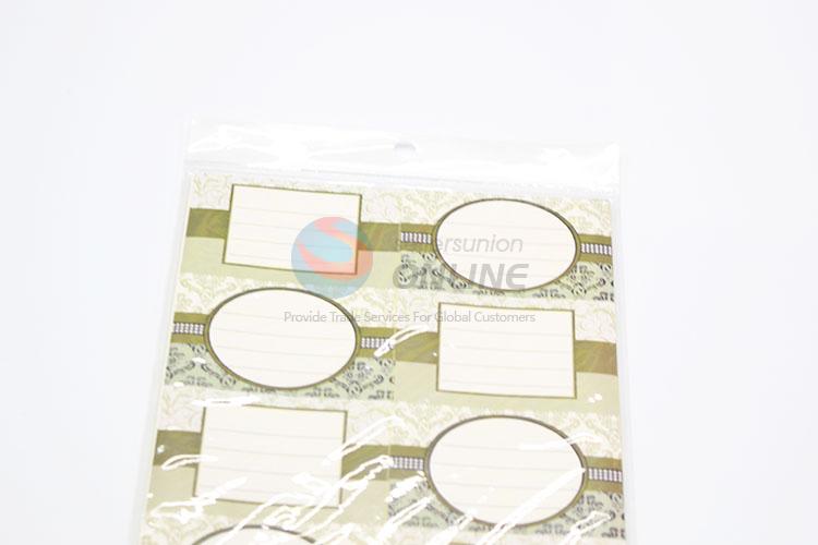 Cheap Price Custom Stamping Foil Adhesive Label Stickers