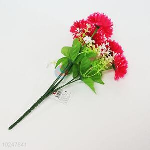 Newest 6 Head Plastic Artificial Flower Fake Flower Fake Plant