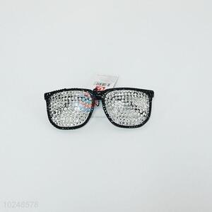 Hot sale plastic black funny party glasses