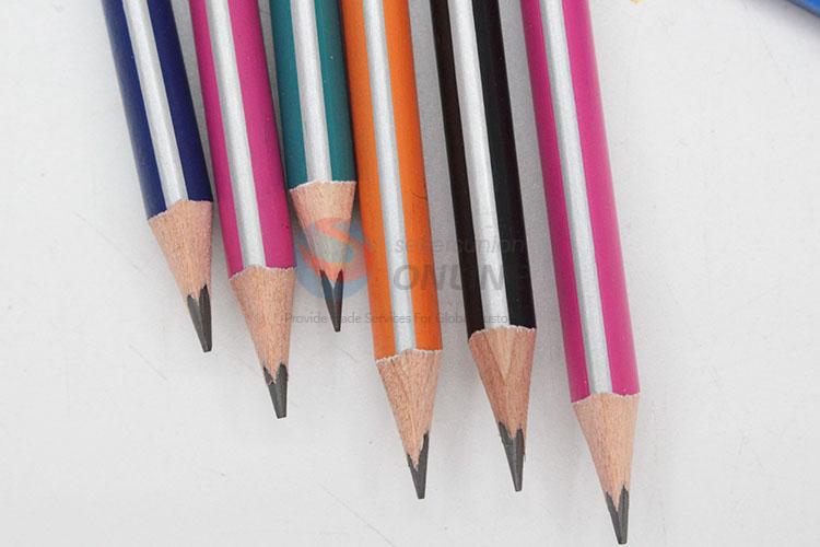 Low Price Drawing/Writing 12 Pcs HB Pencil with Sharpener