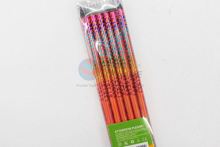 High Sales Black Color 12 Pcs Office Wooden Pencils