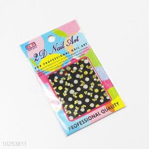 Best low price top quality flower shape nail sticker